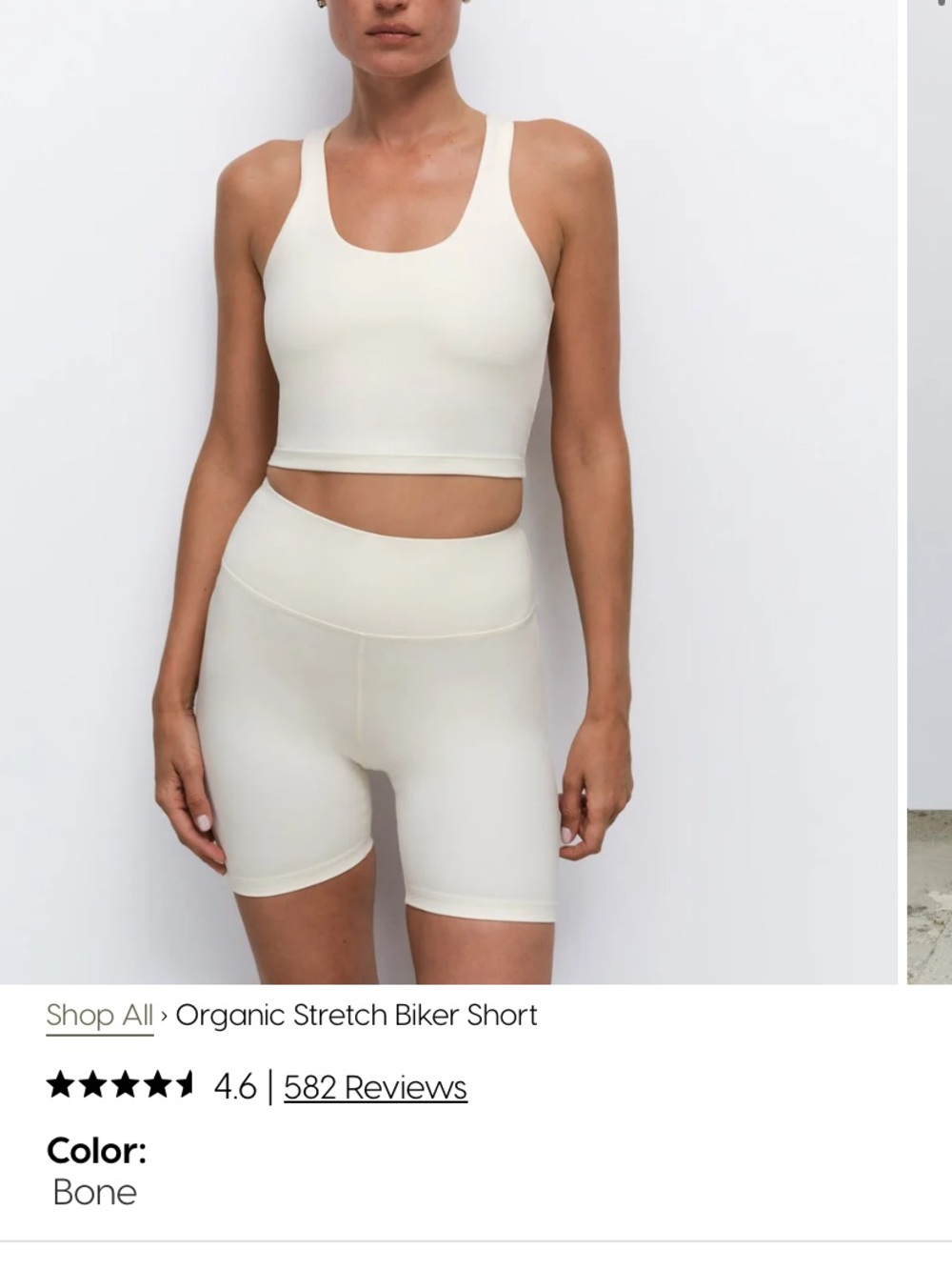 MATE the Label Bike Shorts in Bone